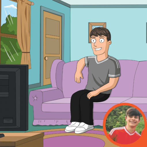 Dein Foto im "Family Guy" Stil zeichnen lassen